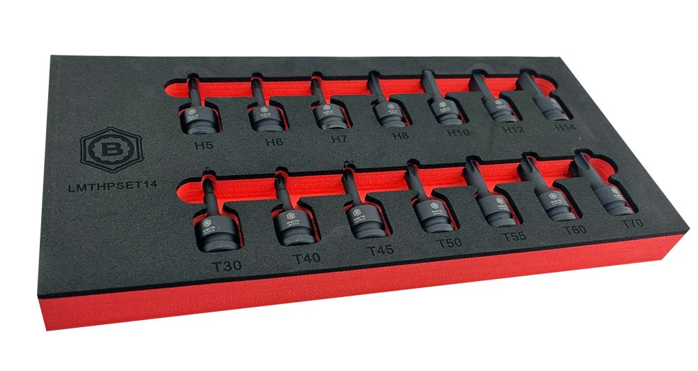 14Pc 1/2" Impact Torx & Hex Bit Socket Set From The Britool Hallmark Range - image 5