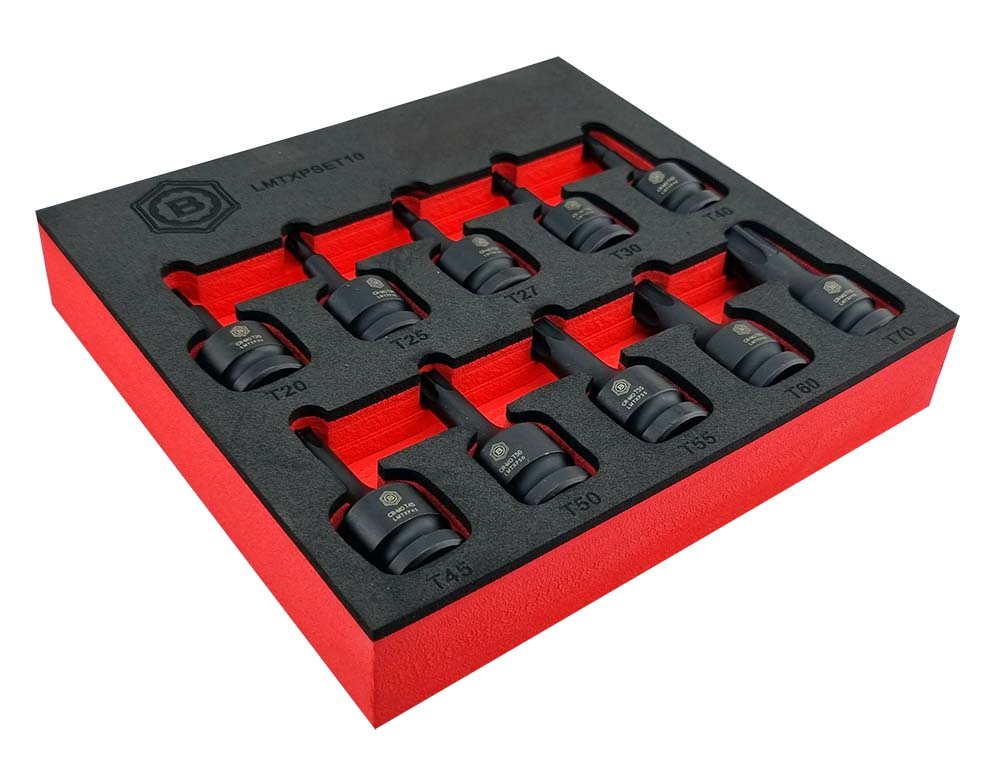 Torx / Star Impact Driver Set 10Pc, 1/2" Drive From Britool Hallmark - image 4