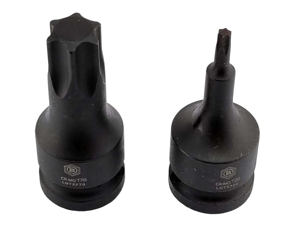 Torx / Star Impact Driver Set 10Pc, 1/2" Drive From Britool Hallmark - image 2