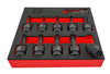 Britool Hallmark 1/2" Drive Ribe Impact Socket Set M4-M18 - image 7