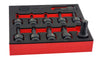 Britool Hallmark 1/2" Drive Ribe Impact Socket Set M4-M18 - image 10
