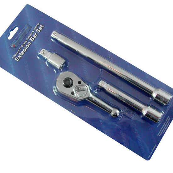 1/2" Drive Stubby Ratchet & Wobble Extension Bar Set From Britool Hallmark