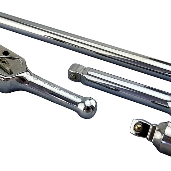 1/2" Drive Stubby Ratchet & Wobble Extension Bar Set From Britool Hallmark - image 2