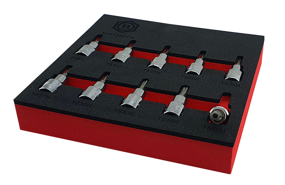 3/8" Dr. 5-Sided Tamperproof Torx Plus / Ts Bit Socket Set From Britool Hallmark - image 4