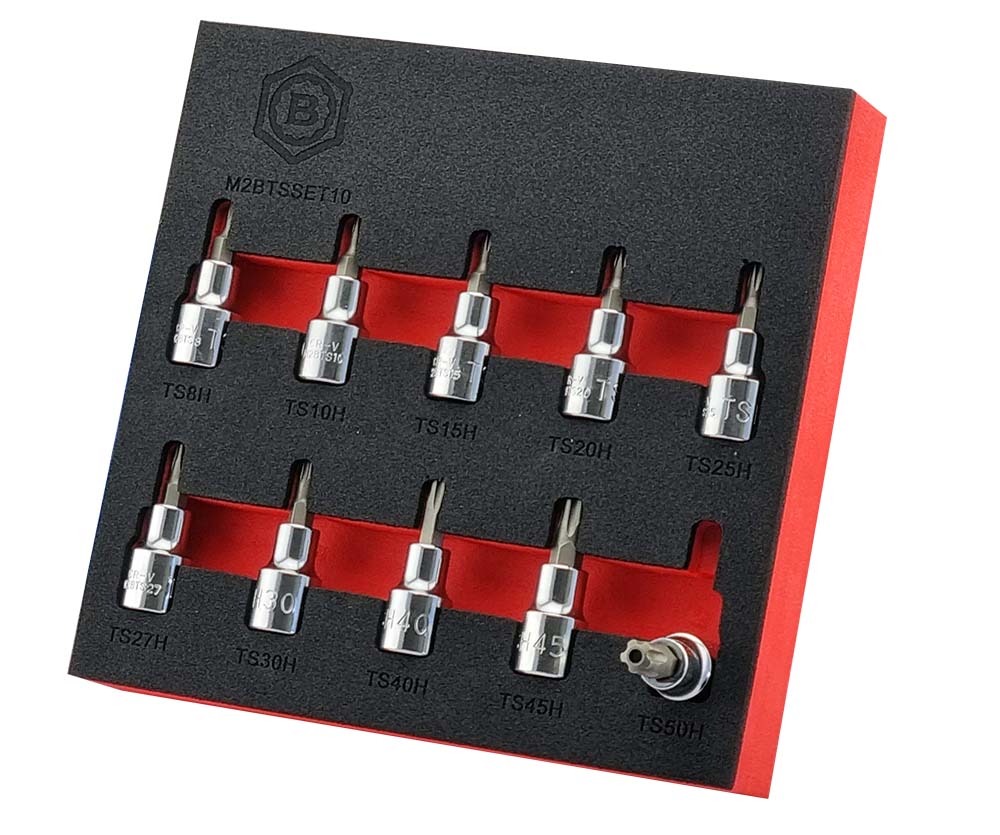 3/8" Dr. 5-Sided Tamperproof Torx Plus / Ts Bit Socket Set From Britool Hallmark - image 2
