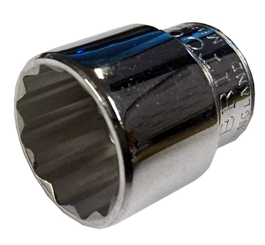 Britool England 3/8" Drive Whitworth 7/16" 12-Point Socket
