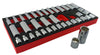 38Pc 3/8" Dr. Standard & Deep Socket Set (12 Point) 6-24mm From Britool Hallmark - image 6
