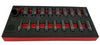 19Pc 3/8" Dr. Deep Bi-Hex/12-Point Impact Socket Set - Britool Hallmark - image 3