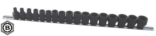 3/8" Drive Standard 6-Point Impact Socket Set From Britool Hallmark