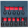 3/8" Drive Hex/Allen Key Impact Driver 11Pc Set - Britool Hallmark - image 2
