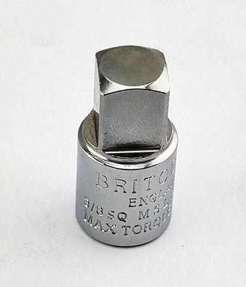 Britool England Chrome Socket Convertor - 3/8" Female To 1/2" Male - Mslp/A