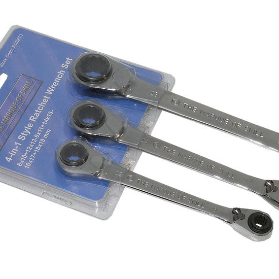 4 In 1 Ratchet Spanner / Wrench Set From Britool Hallmark - image 2