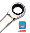12Pc Extra-Long Double Ring Ratchet Spanner Set - Britool Hallmark - image 5