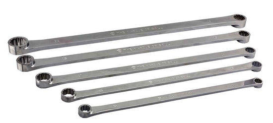 5Pc Extra-Long Flat Ring Spanner Set 10-22mm From Britool Hallmark - image 5