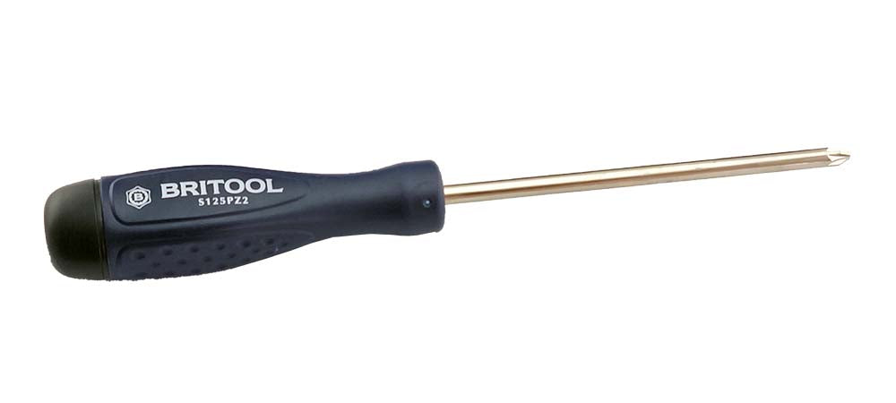 Britool Pozidriv Blade Screwdriver Pz2