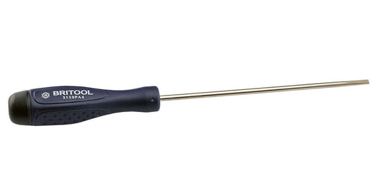 Britool Slotted Flat Blade Screwdriver 4mm X 150mm