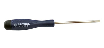 Britool Slotted Flat Blade Screwdriver 3.5mm X 75mm