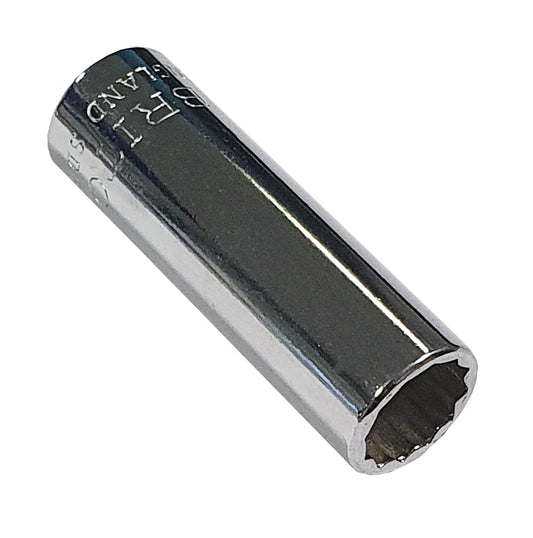 Britool England 1/4" Drive Af Deep Socket Range 12-Point, Sizes 3/16" - 7/16"