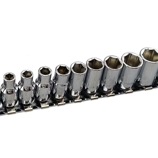 1/4" Drive Socket Set (6 Point) 4-14mm From Britool Hallmark