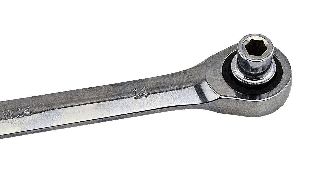 4pc Spanner 1/4", 3/8", 1/2" Sq Dr & Bit Adapter Set - image 4