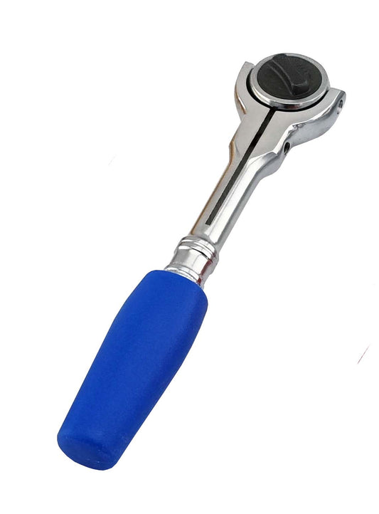 1/4" Drive Swivel Head Ratchet Britool Hallmark - Blue Handle - image 2
