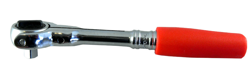 1/4" Drive Swivel Head Ratchet Britool Hallmark - Red Handle - image 2