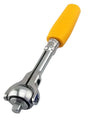 1/4" Drive Swivel Head Ratchet Britool Hallmark - Yellow Handle - image 2