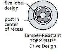 3/8" Dr. 5-Sided Tamperproof Torx Plus / Ts Bit Socket Set From Britool Hallmark - image 3