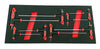 8-Piece T-Handle Torx Key Set T10-T50 - Britool Hallmark - image 3