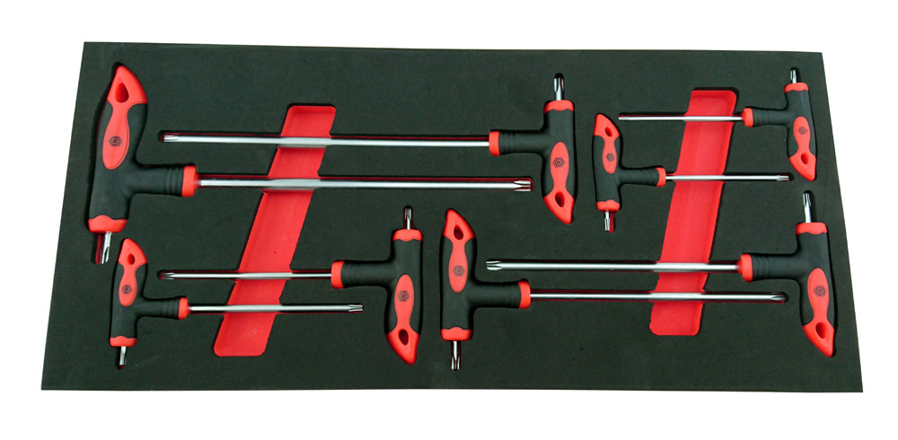 8-Piece T-Handle Torx Key Set T10-T50 - Britool Hallmark - image 3