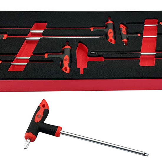 8-Piece T-Handle Torx Key Set T10-T50 - Britool Hallmark - image 4